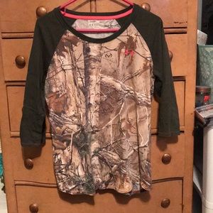 Under Armour Camo Baseball Tee